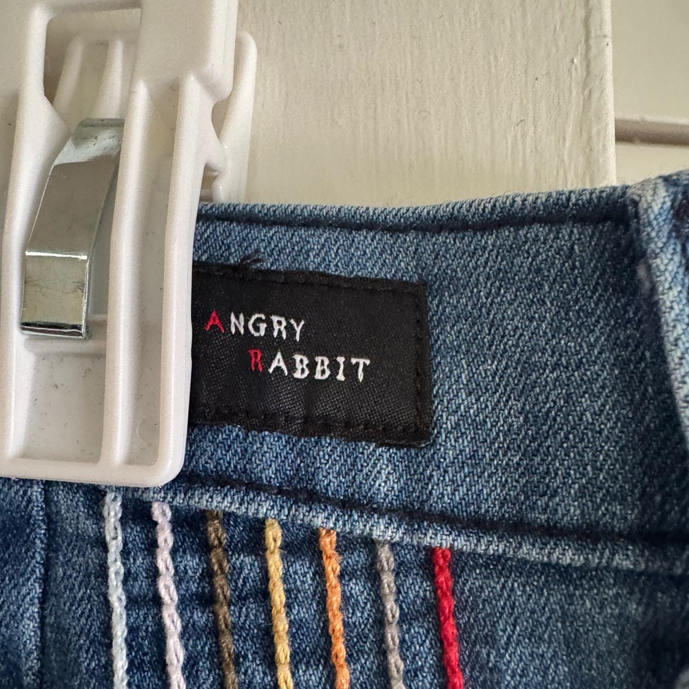 Angry Rabbit size 13 (31) Wide-Leg Jeans - Picture 9 of 11